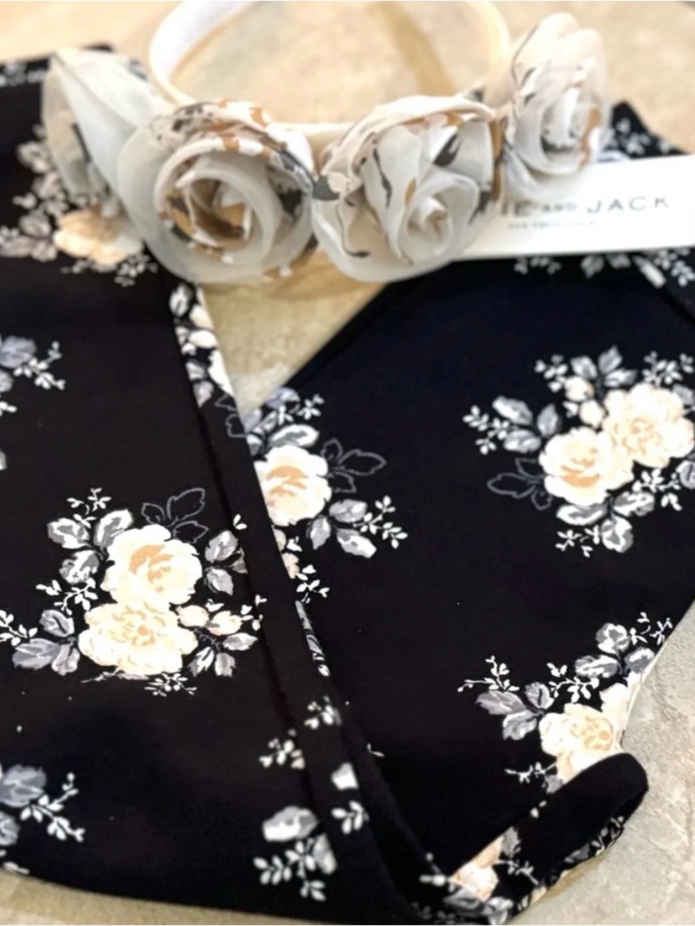 Janie and Jack floral headband